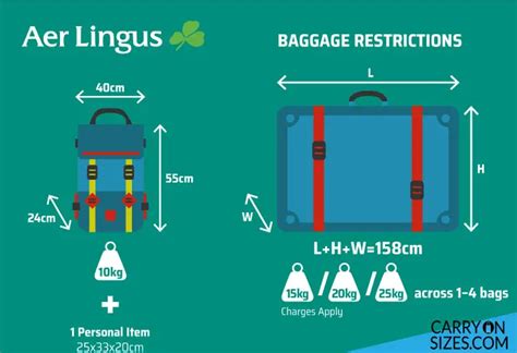 aer lingus baggage restrictions|aer lingus weight chart.